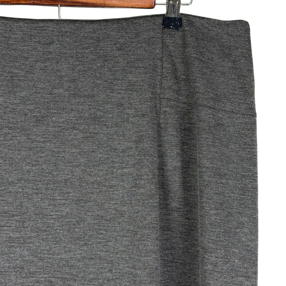 Maxim Liberty Gray Pencil Skirt Women's 18/20W‎ Pull-On Midi Office Career